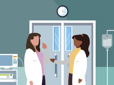 opera tiyatrosunda ırklar arası kadın tıp çalışanları