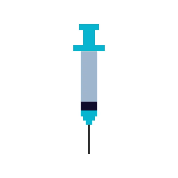 Medische injectie geïsoleerde pictogram — Stockvector