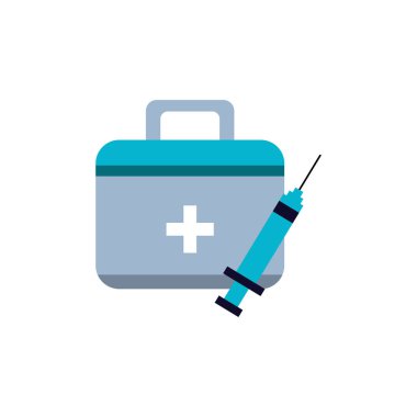tıbbi enjeksiyon ile ilk yardım kiti