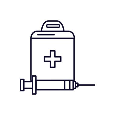 belge hastane ve tıbbi enjeksiyon ile pano