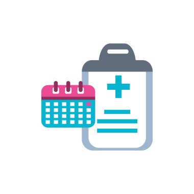 hastane belgesi panosu ile takvim hatırlatma