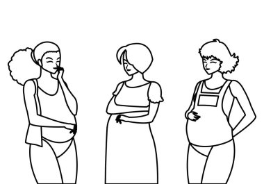 güzel gebelik kadın karakter grubu