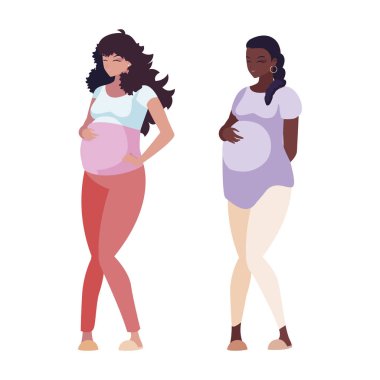 hamilelik kadın karakter ırklar arası çift