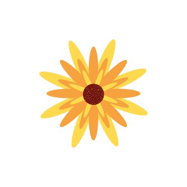 Güzel çiçek doğa izole edilmiş ikon