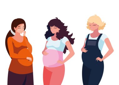 güzel gebelik kadın karakter grubu