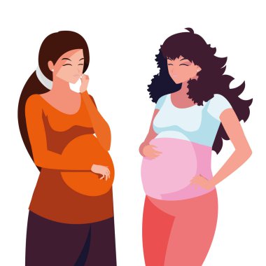 güzel gebelik kadın karakter çift