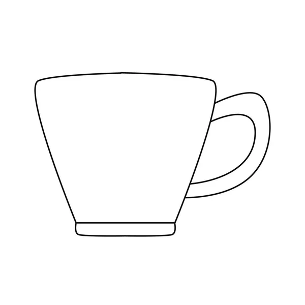 Taza de café icono — Archivo Imágenes Vectoriales