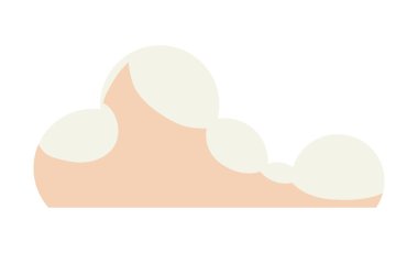 bulut gökyüzü izole simgesi