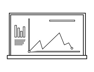 istatistik grafik ile şablon web sayfası