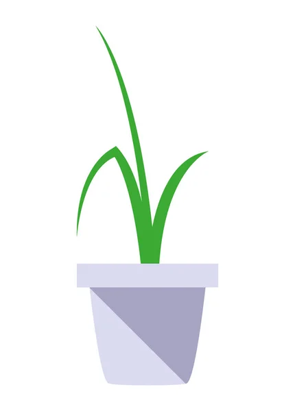 Krukväxt i potten-ikonen — Stock vektor
