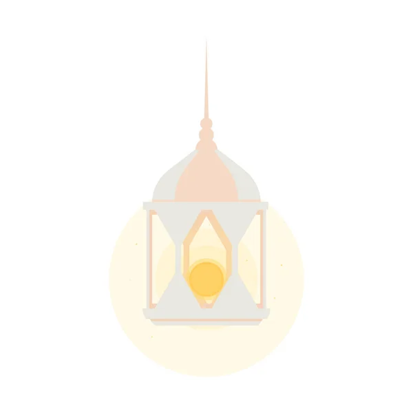 Висит лампа Рамадана Карим — стоковый вектор