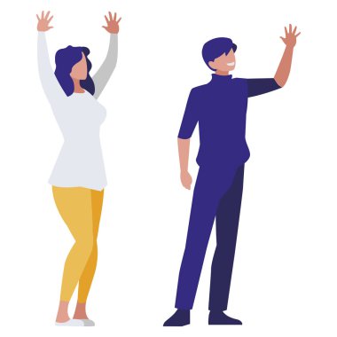 iş çift avatarlar karakter