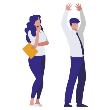 iş çift avatarlar karakter