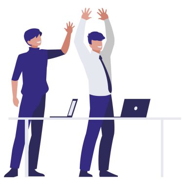 ofis sahnesinde işadamları çift