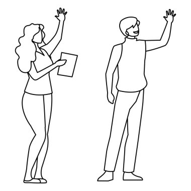 iş çift avatarlar karakter