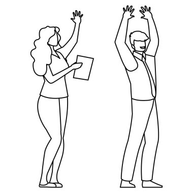 iş çift avatarlar karakter