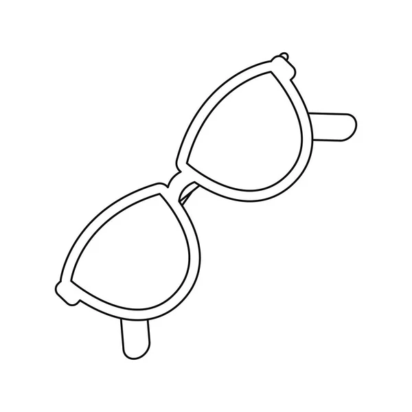 Eyeglasses optical accessory — Stock Vector