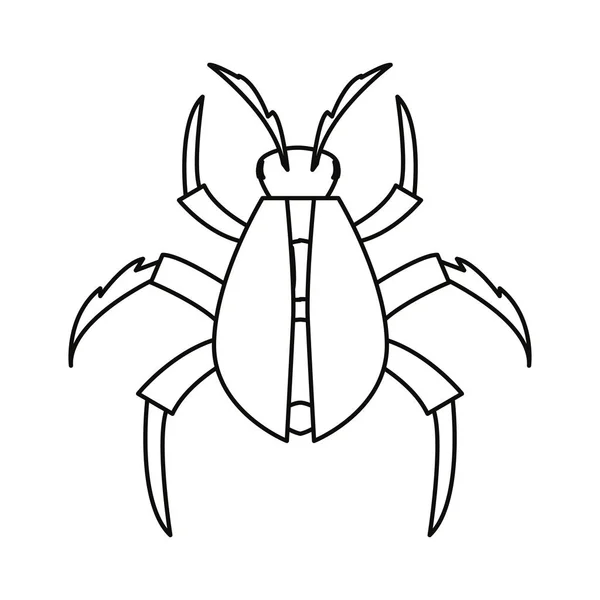 Virus bug numérique — Image vectorielle