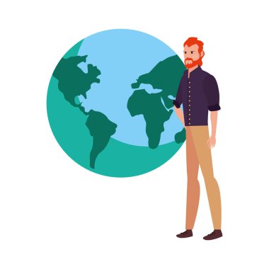 dünya gezegeni ile adam