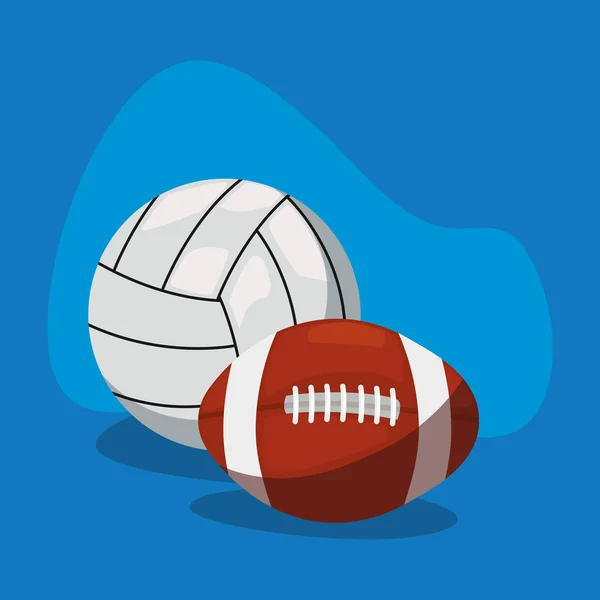 Bola esporte equipamento — Vetor de Stock