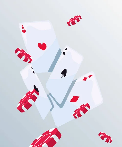 Casino-Spielwetten — Stockvektor
