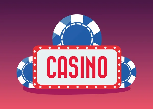 Casino-Spielwetten — Stockvektor