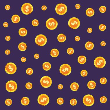 altın sikke para dolar