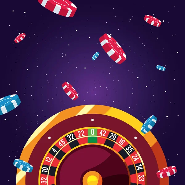 Casino game bets — Stock Vector