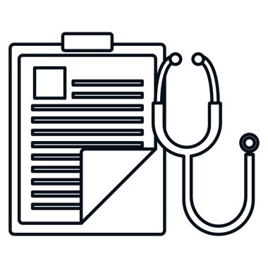 stetoskop ile tıbbi sipariş denetim listesi