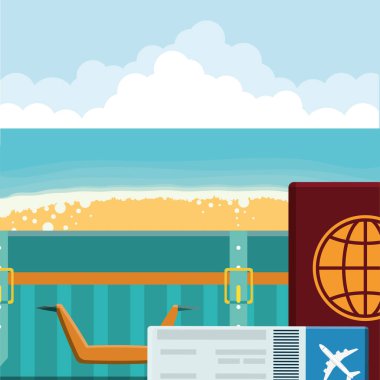 pasaport belgesi ile bavul seyahat