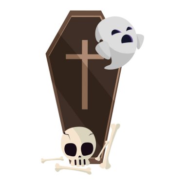 mutlu Cadılar Bayramı hayalet karakteri