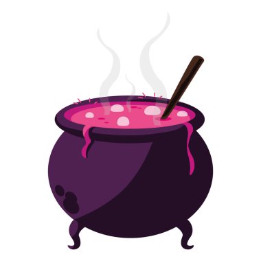 mutlu Cadılar Bayramı kazan simgesi