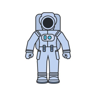 astronot takım izole simgesi