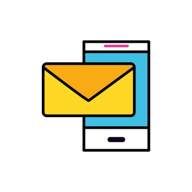 zarf e-posta göndermek ile akıllı telefon cihazı