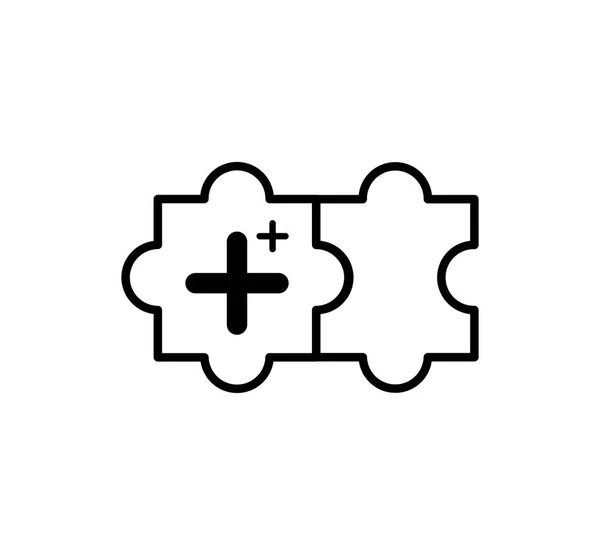 Pluss σύμβολο προσθήκη εικονίδιο — Διανυσματικό Αρχείο