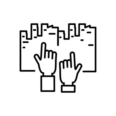 eller insanlar indeks cityscape ile