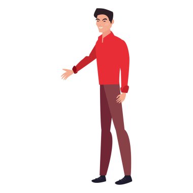 rahat giysiler ilerler adam