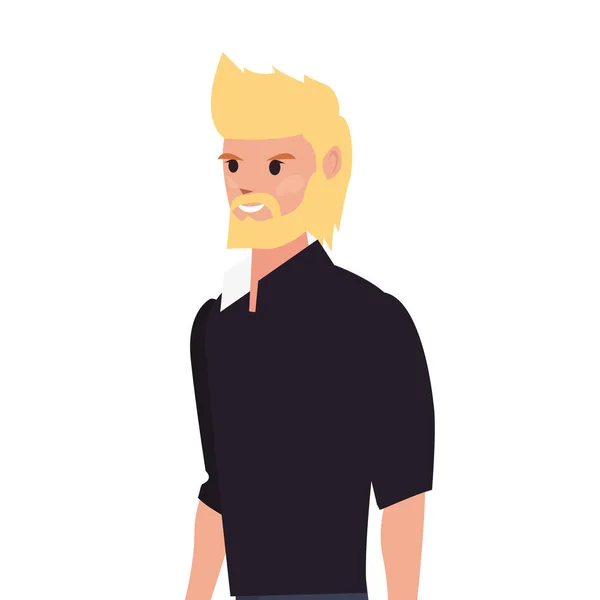Homme personnage avatar mâle — Image vectorielle