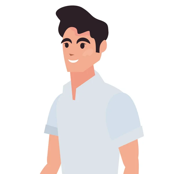 Man character avatar male — Stock Vector