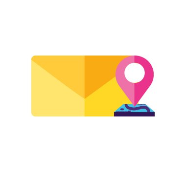 Zarf posta PIN konuma sahip