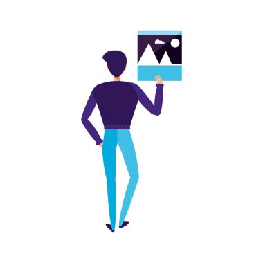 Resim dosya biçimine sahip genç adam