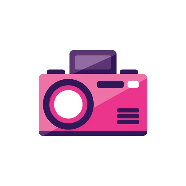 Macchina fotografica icona dispositivo fotografico — Vettoriale Stock