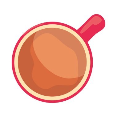 üst görünüm kahve fincanı simgesi