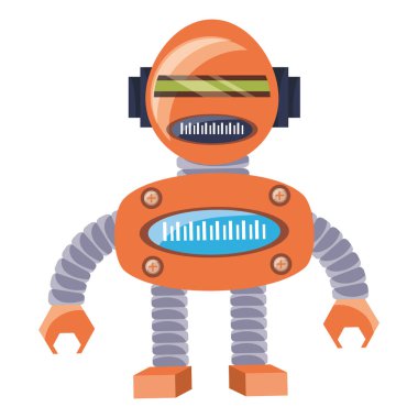 Cartoon robot simgesi