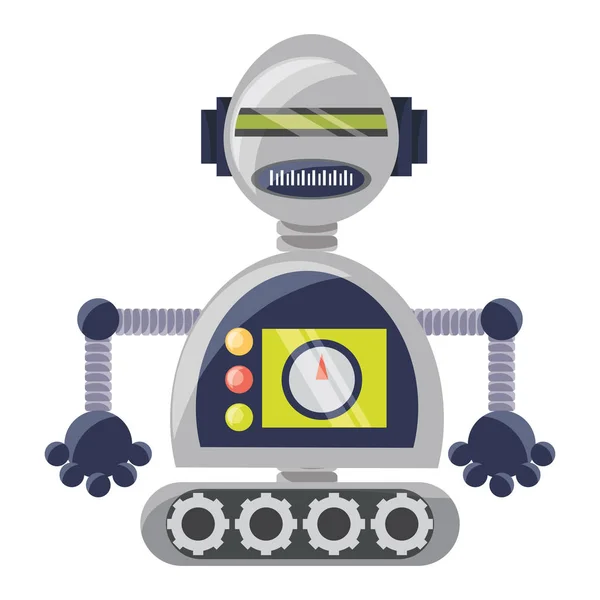 Icono del robot de dibujos animados — Archivo Imágenes Vectoriales