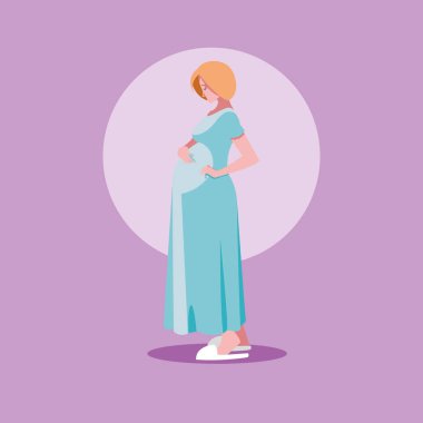 hamile kadın avatar karakteri