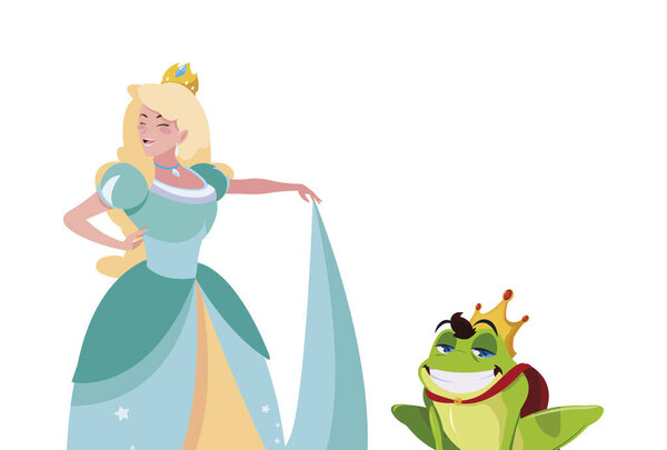 красивая принцесса и жаба принц сказок характер
