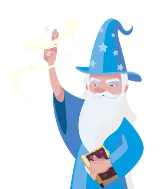 witch and wizard of tales characters clipart