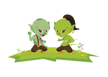 kamp sihirli karakter çirkin troller