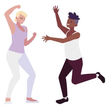 Irklararası genç çift karakterleri kutluyor